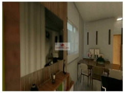 Casas no morros, com 71,87m2 a 93,08m2