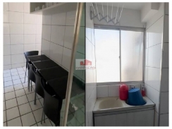 Apartamento, com 2 quartos, sala de estar/jantar
