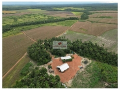 Fazenda com 816 hectares, dupla aptidão, com casa sede, gualpão para máquinas